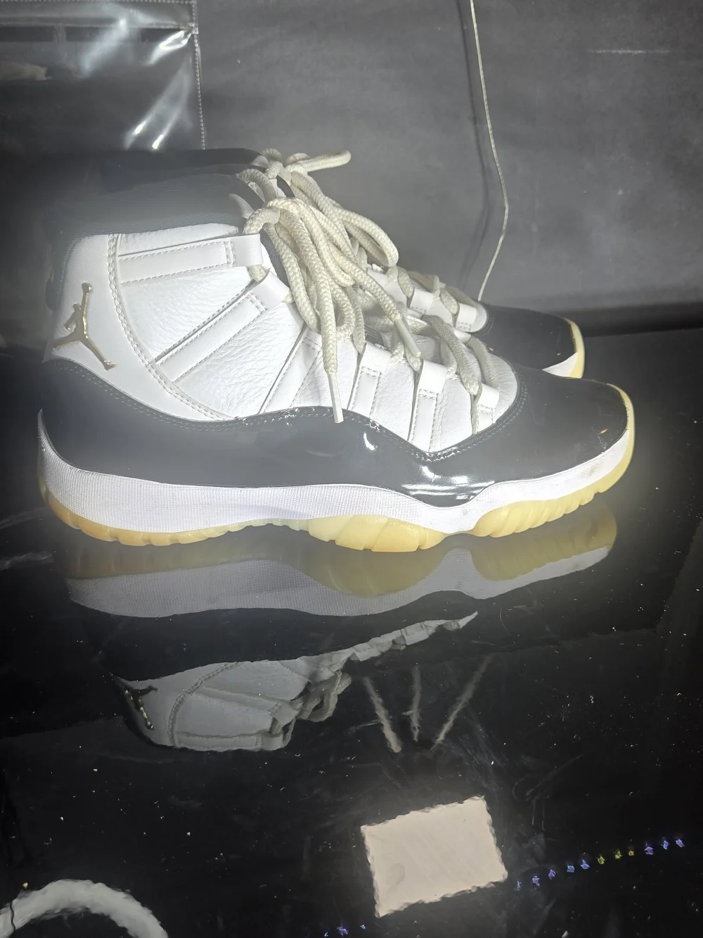 Air Jordan 11 Hi Retro Gratitude / Defining Moments DMP Black Gold - Size 9